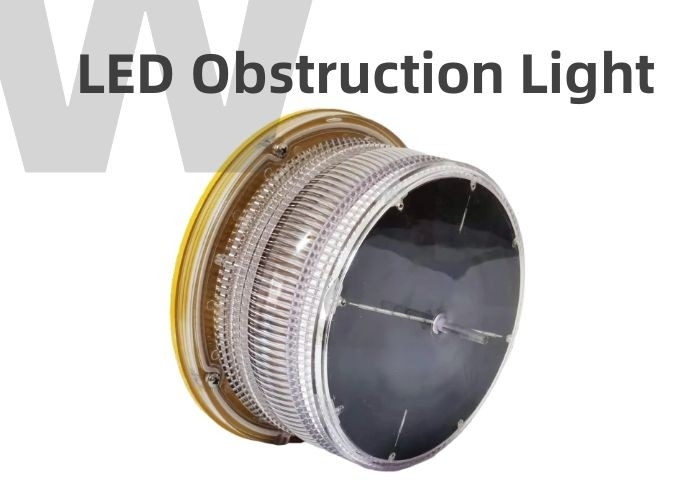 ICAO que destellan mecanografían a pájaro del policarbonato de la luz de obstrucción diseño disuasivo de las agujas