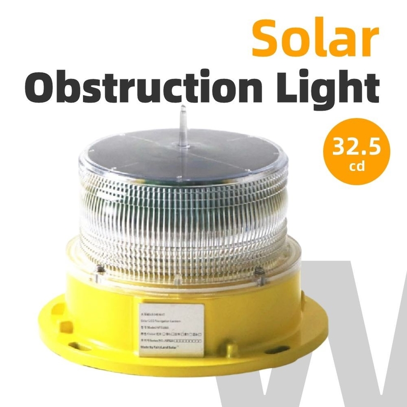Tipo solar A/B AFS1803 FAA L-810 de la luz de obstrucción de la torre de la intensidad reducida ICAO