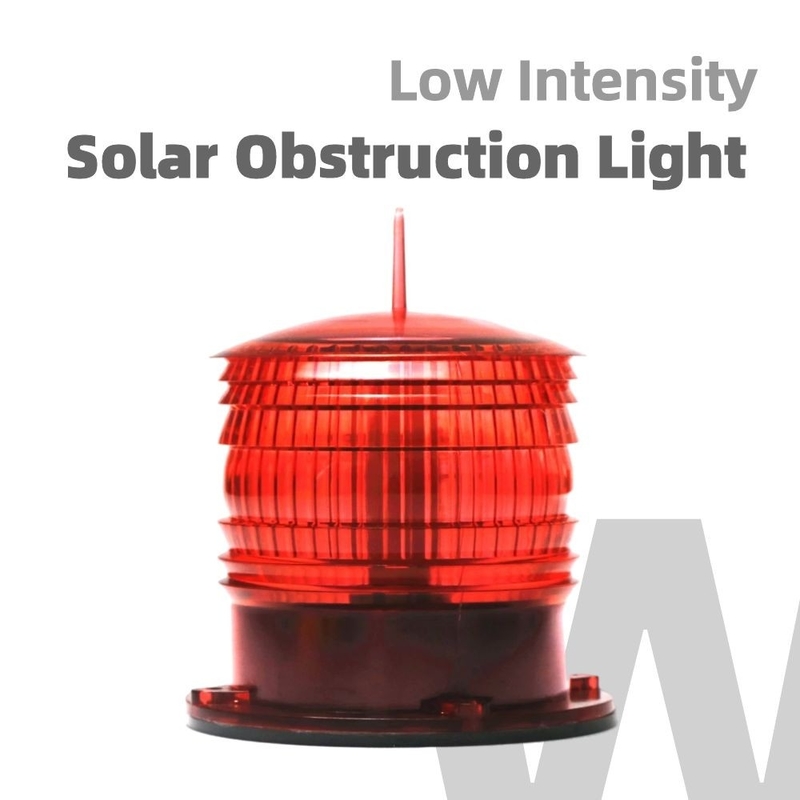IP68 FAA L 810 luz de obstrucción con arreglo rojo de la intensidad reducida o el LED que destella