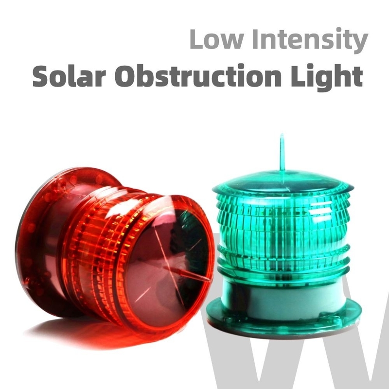 IP68 FAA L 810 luz de obstrucción con arreglo rojo de la intensidad reducida o el LED que destella