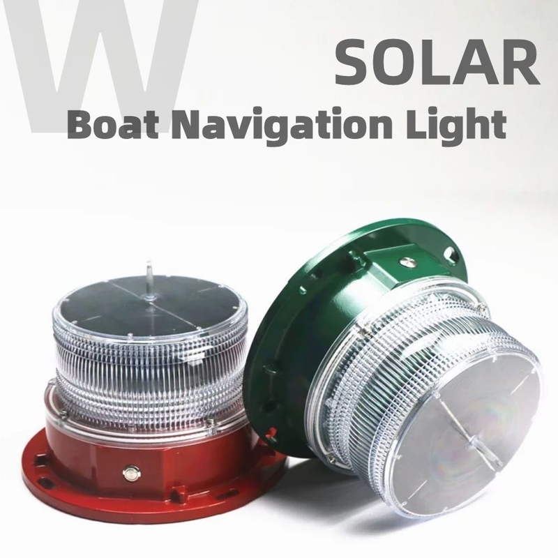 Visibilidad náutica Marine Navigation Lights accionada solar de las luces de navegación del barco de la cubierta LED 3nm-4nm