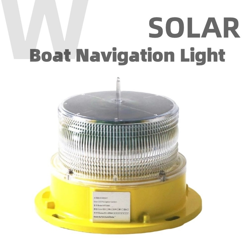 Visibilidad náutica Marine Navigation Lights accionada solar de las luces de navegación del barco de la cubierta LED 3nm-4nm