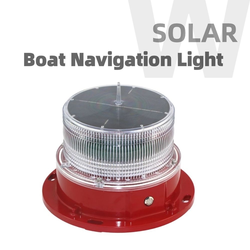 Visibilidad náutica Marine Navigation Lights accionada solar de las luces de navegación del barco de la cubierta LED 3nm-4nm