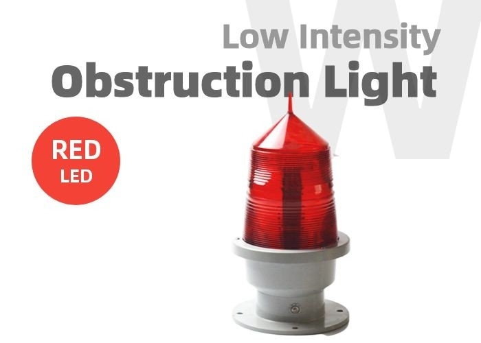 Luz solar ROJA de la aviación de la iluminación de obstrucción de la torre de GZ155 que destella 220V para grúa