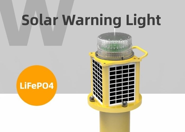 Visibilidad Marine Warning Light Number de los 6-7KM 4 linternas solares rojas de la navegación del LED que destellan
